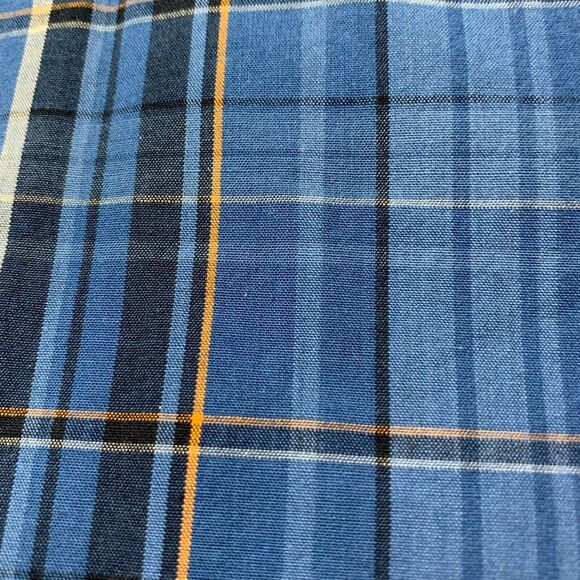 Lot of 2 Stubbies Shirt Mens Short Sleeve Large Red & Blue Plaid 100% Cotton - Picture 10 of 15